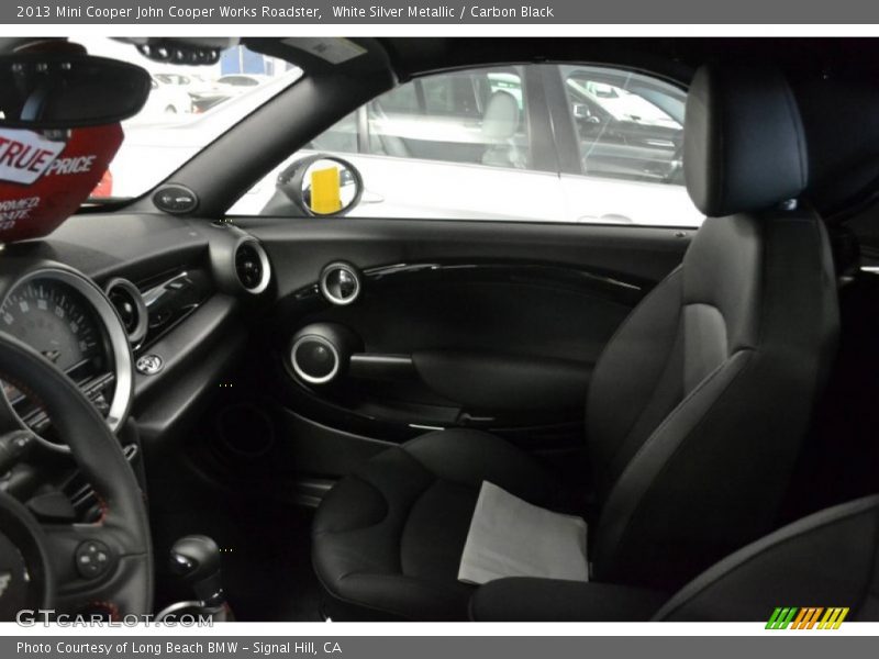 White Silver Metallic / Carbon Black 2013 Mini Cooper John Cooper Works Roadster