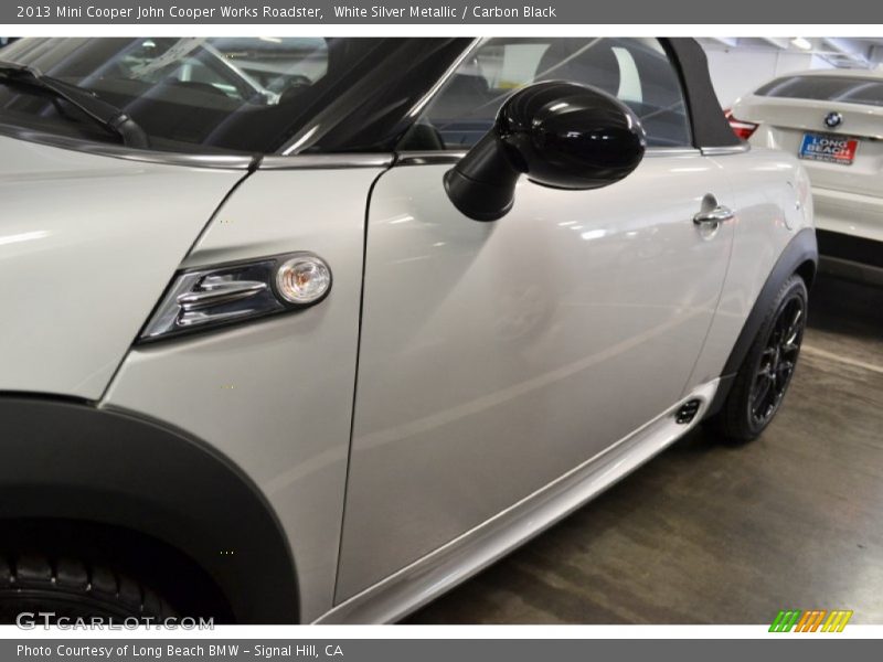 White Silver Metallic / Carbon Black 2013 Mini Cooper John Cooper Works Roadster