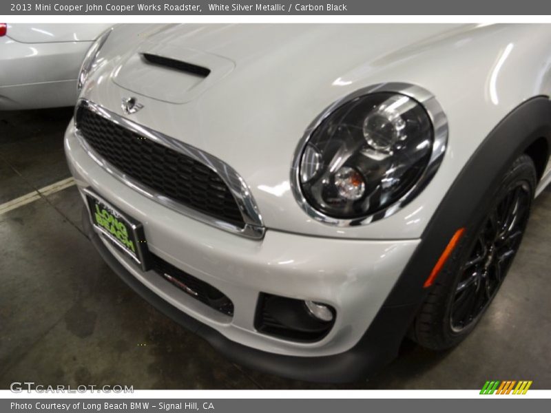 White Silver Metallic / Carbon Black 2013 Mini Cooper John Cooper Works Roadster
