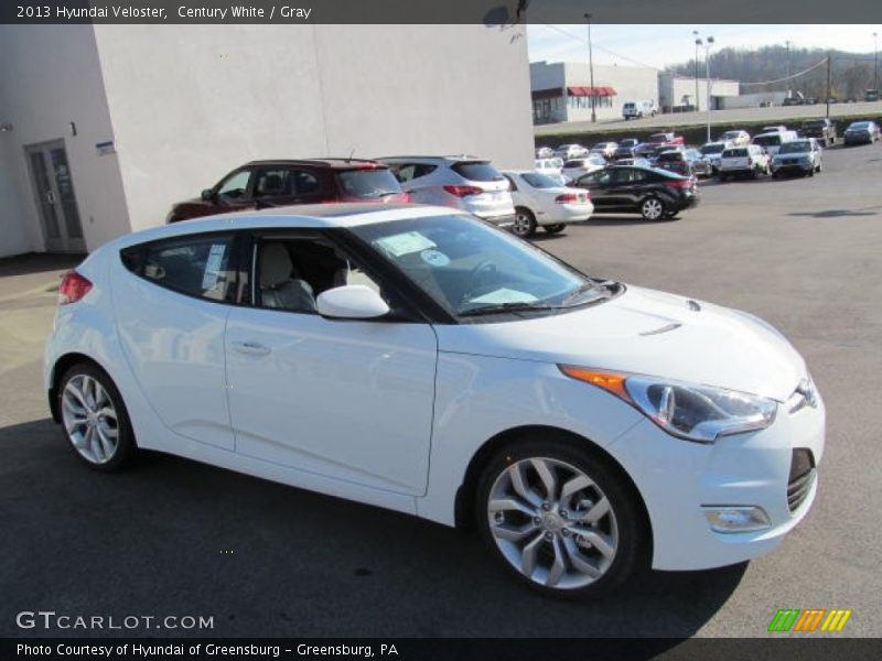 Century White / Gray 2013 Hyundai Veloster