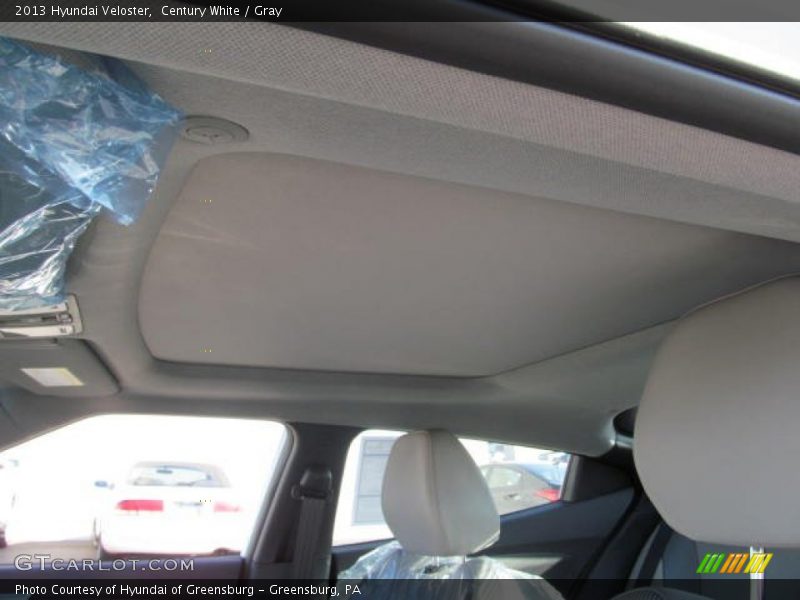 Century White / Gray 2013 Hyundai Veloster