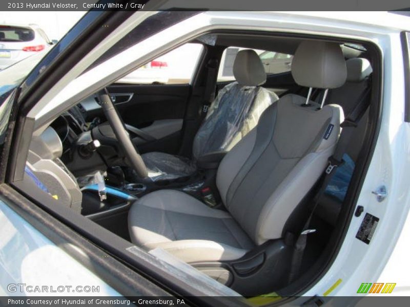 Century White / Gray 2013 Hyundai Veloster