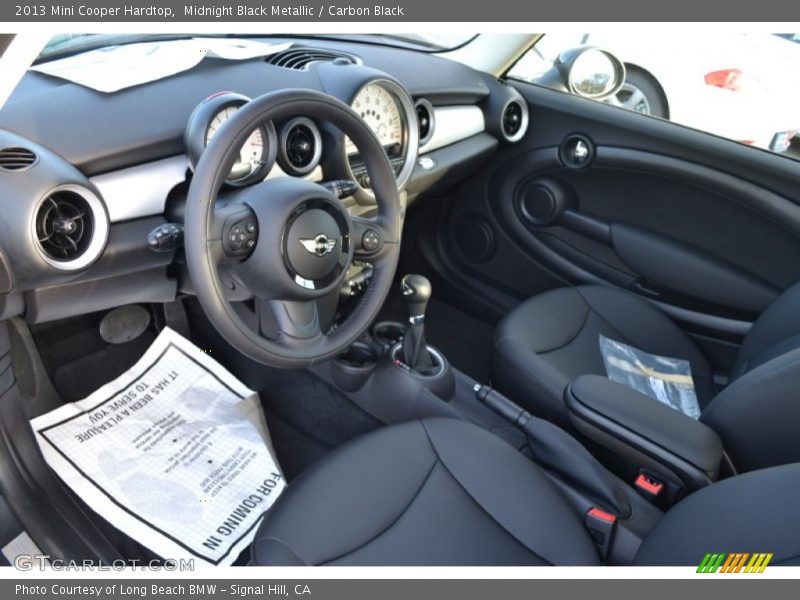 Midnight Black Metallic / Carbon Black 2013 Mini Cooper Hardtop