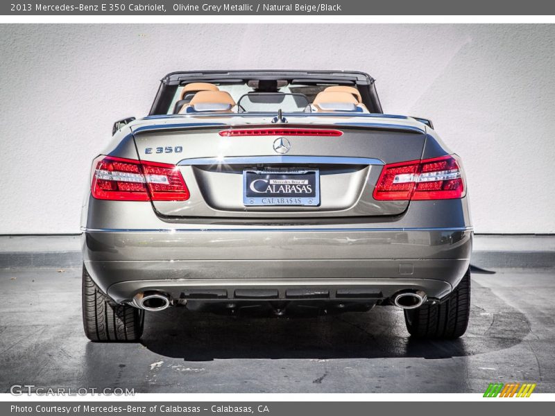 Olivine Grey Metallic / Natural Beige/Black 2013 Mercedes-Benz E 350 Cabriolet