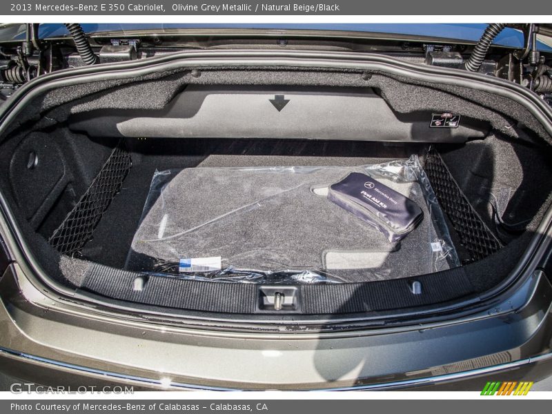  2013 E 350 Cabriolet Trunk