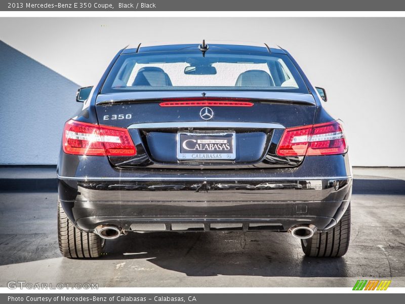 Black / Black 2013 Mercedes-Benz E 350 Coupe