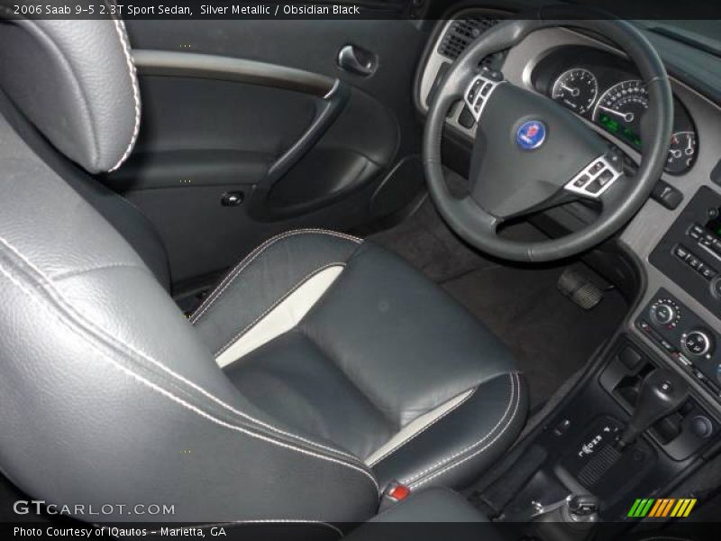 Silver Metallic / Obsidian Black 2006 Saab 9-5 2.3T Sport Sedan