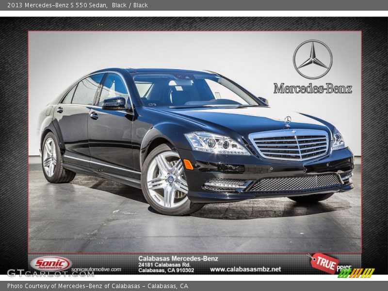 Black / Black 2013 Mercedes-Benz S 550 Sedan