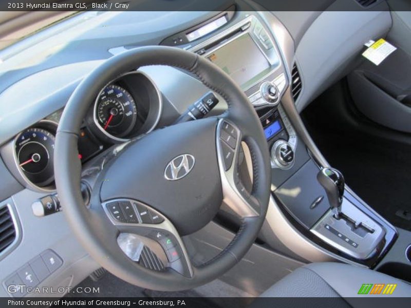 Black / Gray 2013 Hyundai Elantra GLS