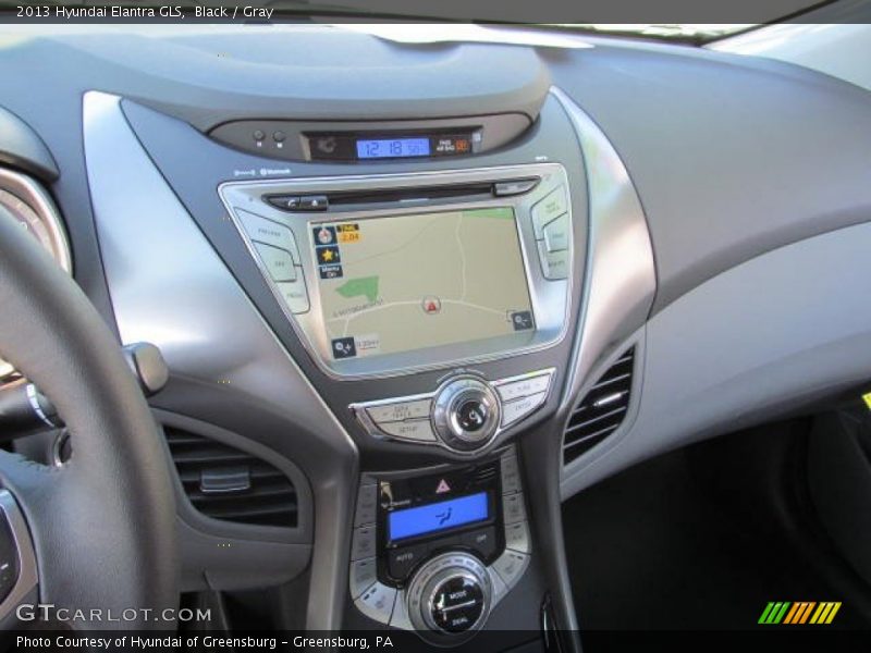 Black / Gray 2013 Hyundai Elantra GLS