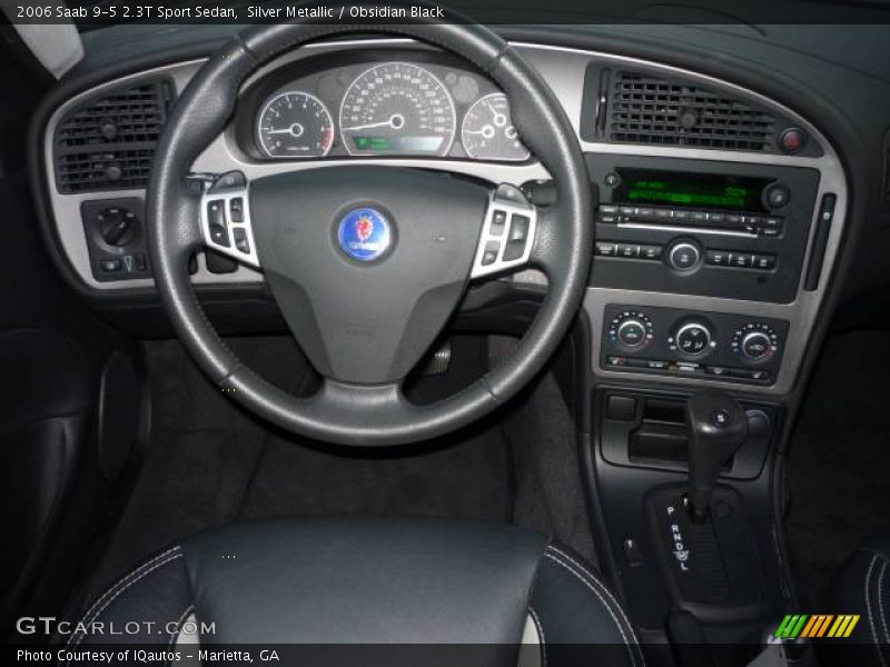 Silver Metallic / Obsidian Black 2006 Saab 9-5 2.3T Sport Sedan