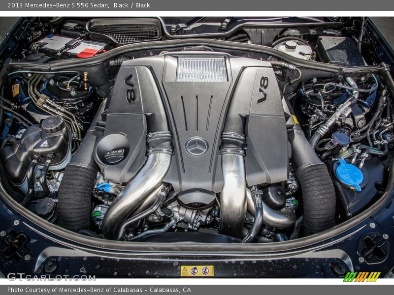 Black / Black 2013 Mercedes-Benz S 550 Sedan
