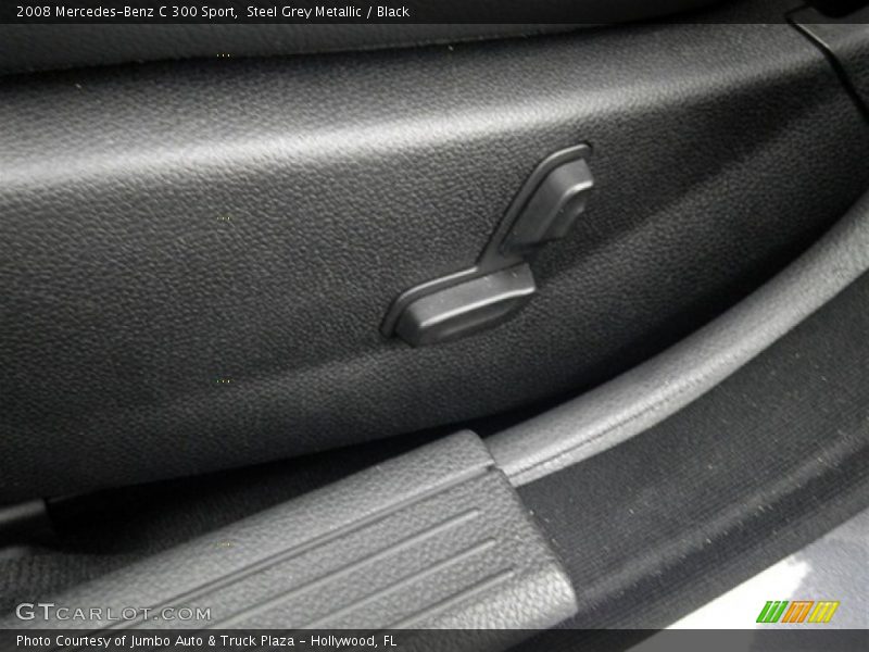 Steel Grey Metallic / Black 2008 Mercedes-Benz C 300 Sport