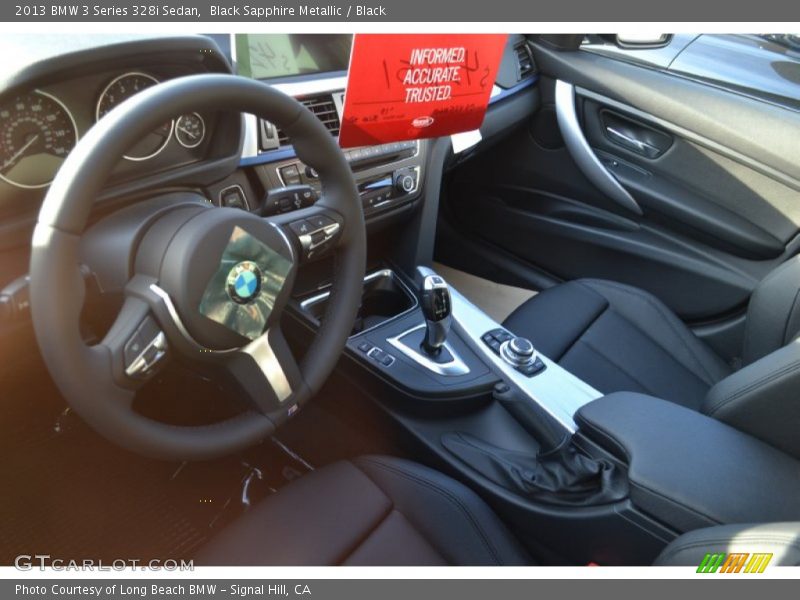 Black Sapphire Metallic / Black 2013 BMW 3 Series 328i Sedan