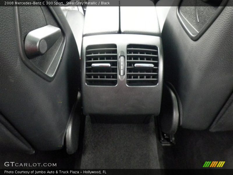 Steel Grey Metallic / Black 2008 Mercedes-Benz C 300 Sport
