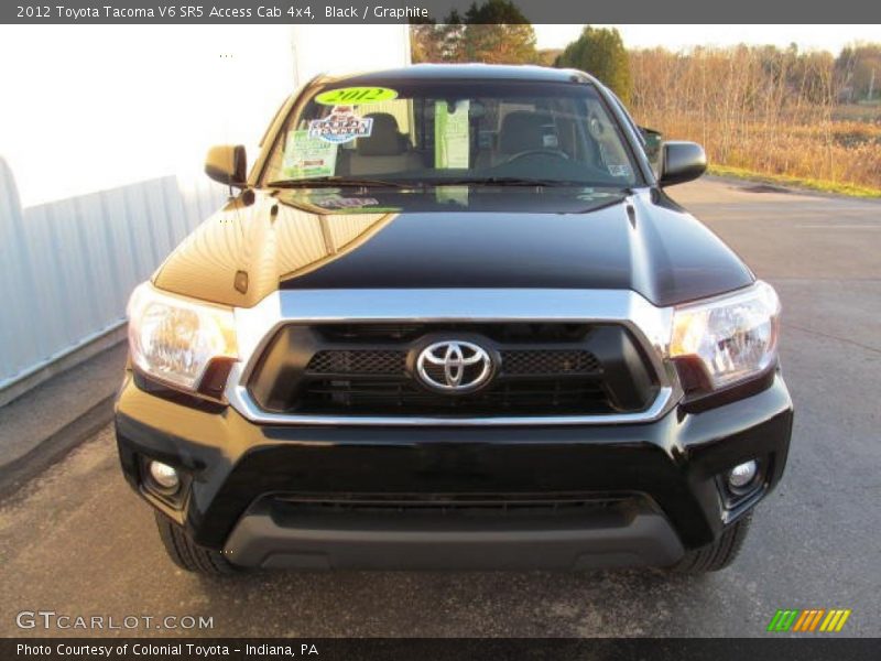 Black / Graphite 2012 Toyota Tacoma V6 SR5 Access Cab 4x4