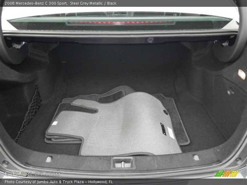 Steel Grey Metallic / Black 2008 Mercedes-Benz C 300 Sport