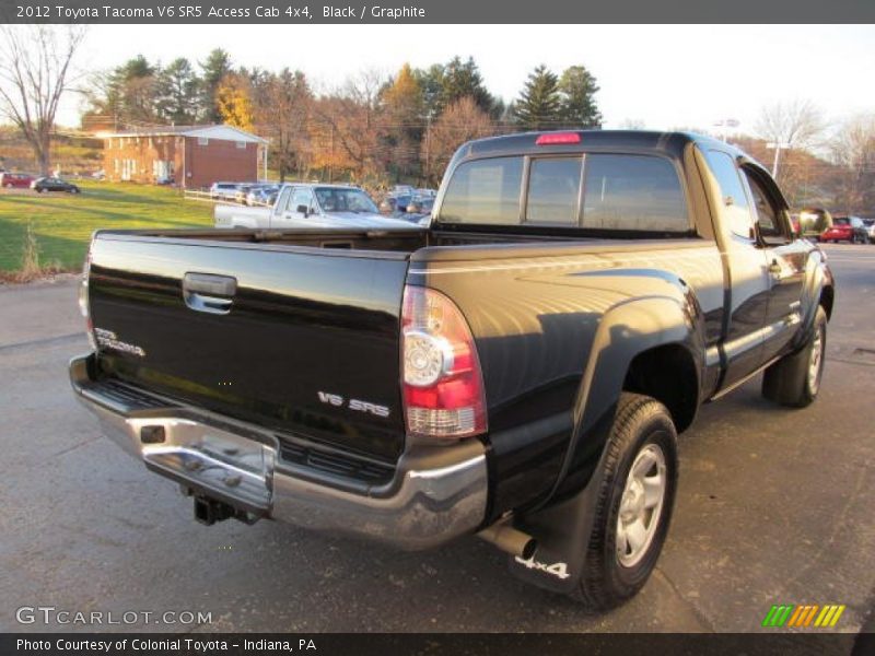 Black / Graphite 2012 Toyota Tacoma V6 SR5 Access Cab 4x4