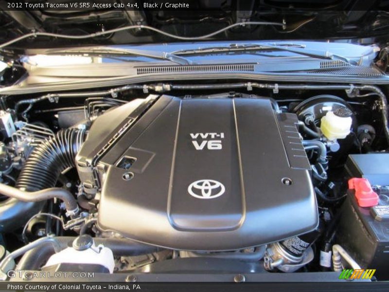 Black / Graphite 2012 Toyota Tacoma V6 SR5 Access Cab 4x4