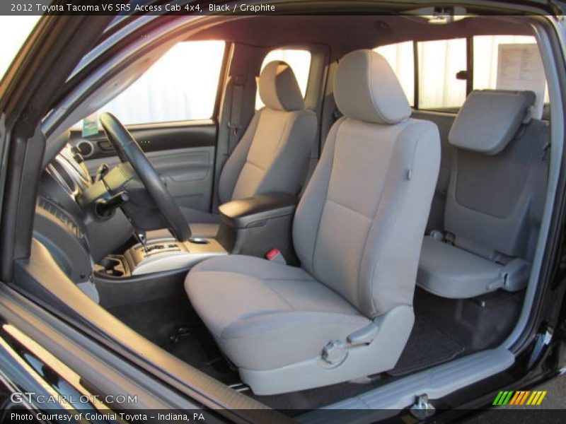 Black / Graphite 2012 Toyota Tacoma V6 SR5 Access Cab 4x4