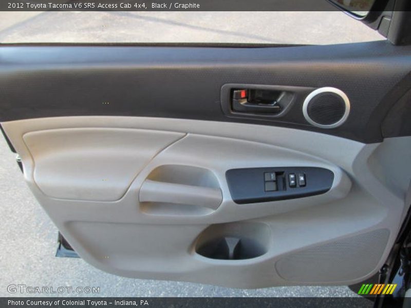 Black / Graphite 2012 Toyota Tacoma V6 SR5 Access Cab 4x4