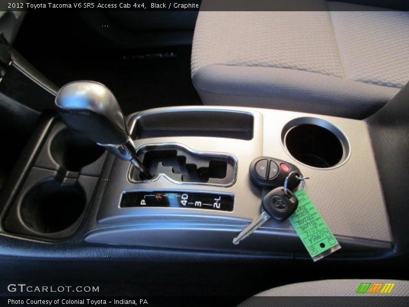 Black / Graphite 2012 Toyota Tacoma V6 SR5 Access Cab 4x4
