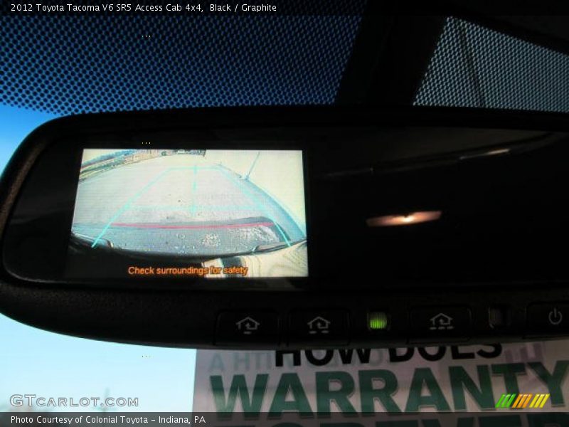 Black / Graphite 2012 Toyota Tacoma V6 SR5 Access Cab 4x4