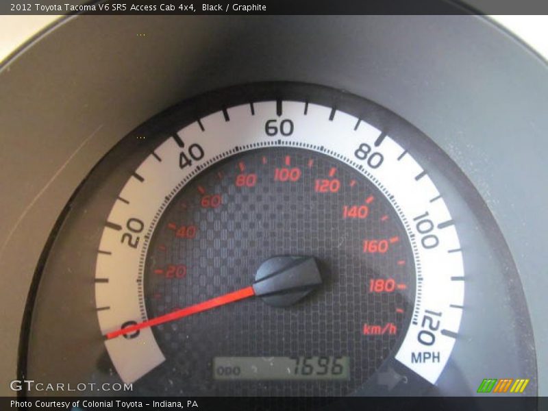 Black / Graphite 2012 Toyota Tacoma V6 SR5 Access Cab 4x4