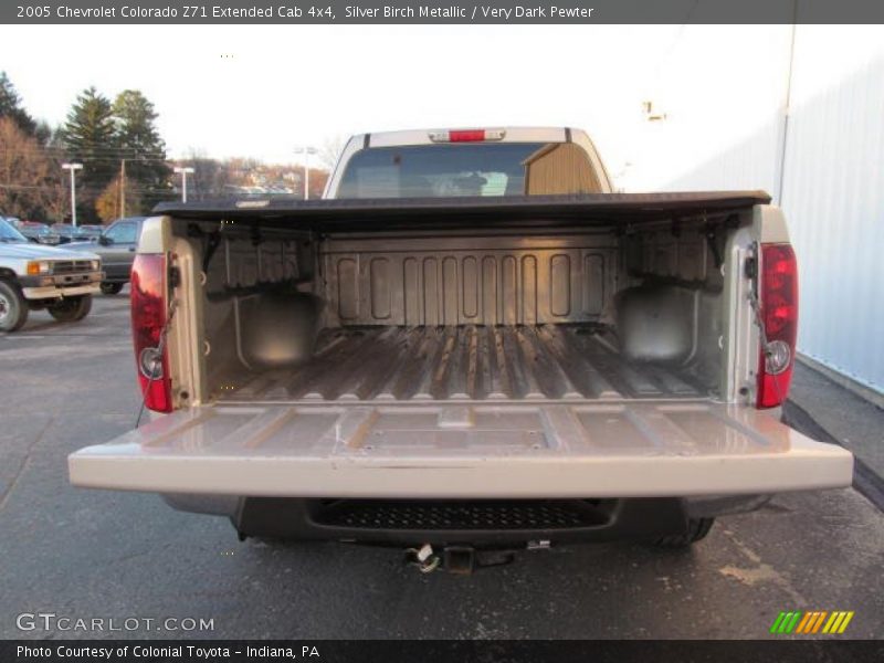 Silver Birch Metallic / Very Dark Pewter 2005 Chevrolet Colorado Z71 Extended Cab 4x4