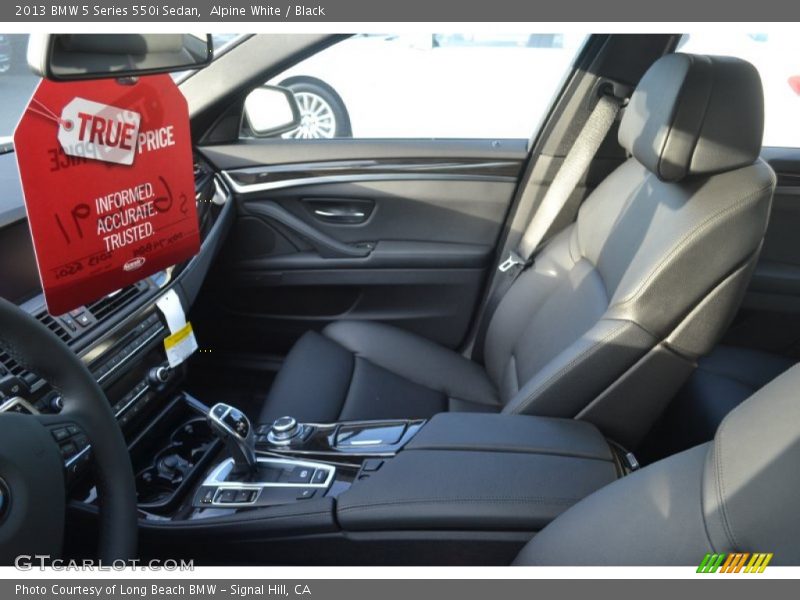 Alpine White / Black 2013 BMW 5 Series 550i Sedan