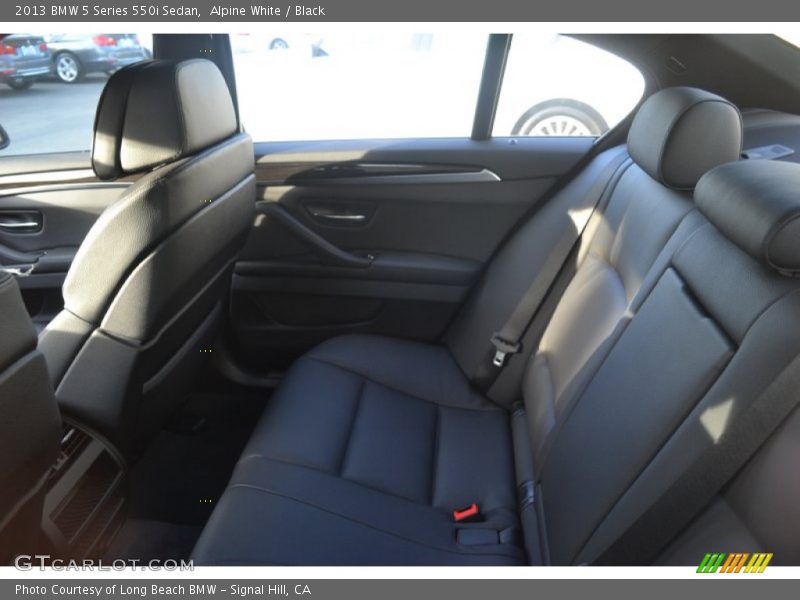 Alpine White / Black 2013 BMW 5 Series 550i Sedan