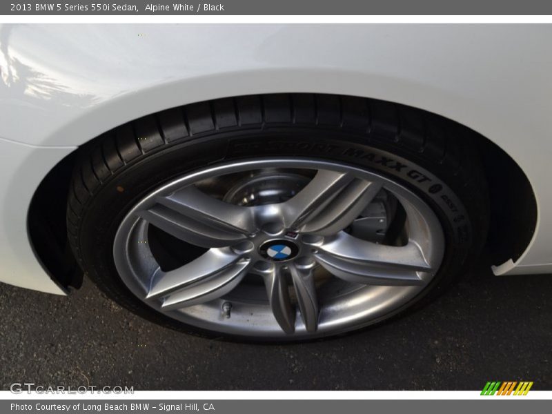 Alpine White / Black 2013 BMW 5 Series 550i Sedan