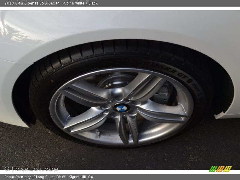 Alpine White / Black 2013 BMW 5 Series 550i Sedan