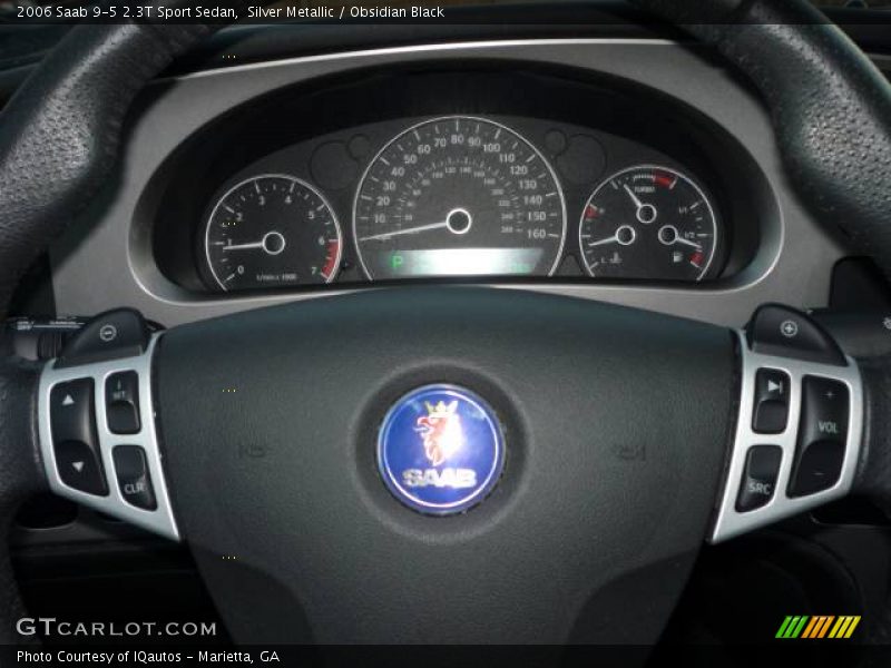 Silver Metallic / Obsidian Black 2006 Saab 9-5 2.3T Sport Sedan