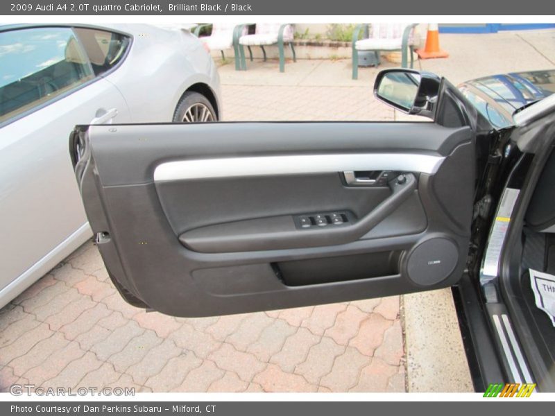 Brilliant Black / Black 2009 Audi A4 2.0T quattro Cabriolet
