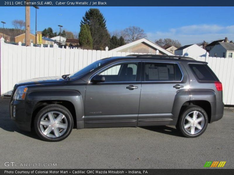 Cyber Gray Metallic / Jet Black 2011 GMC Terrain SLE AWD