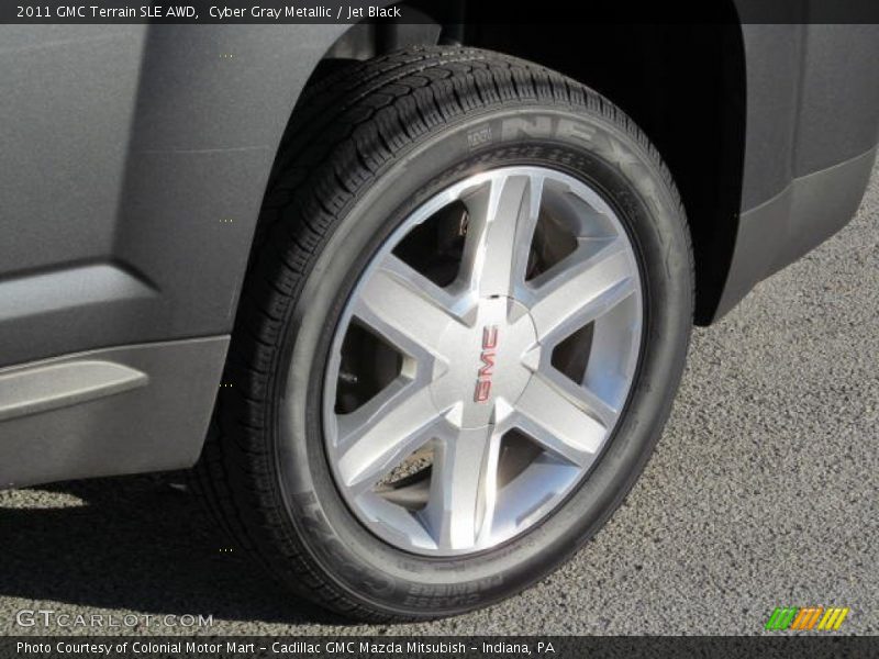 Cyber Gray Metallic / Jet Black 2011 GMC Terrain SLE AWD