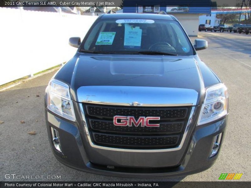 Cyber Gray Metallic / Jet Black 2011 GMC Terrain SLE AWD