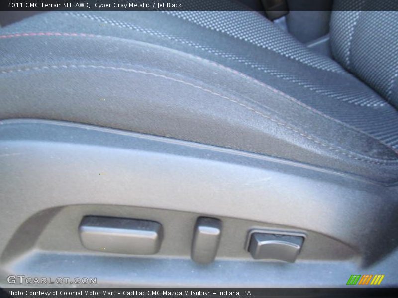 Cyber Gray Metallic / Jet Black 2011 GMC Terrain SLE AWD