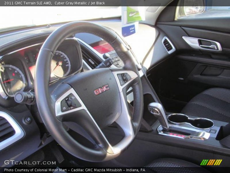 Cyber Gray Metallic / Jet Black 2011 GMC Terrain SLE AWD