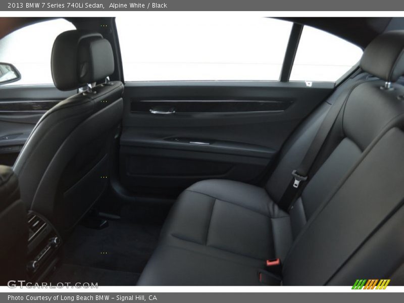 Alpine White / Black 2013 BMW 7 Series 740Li Sedan