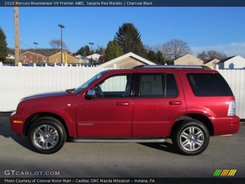  2010 Mountaineer V6 Premier AWD Sangria Red Metallic