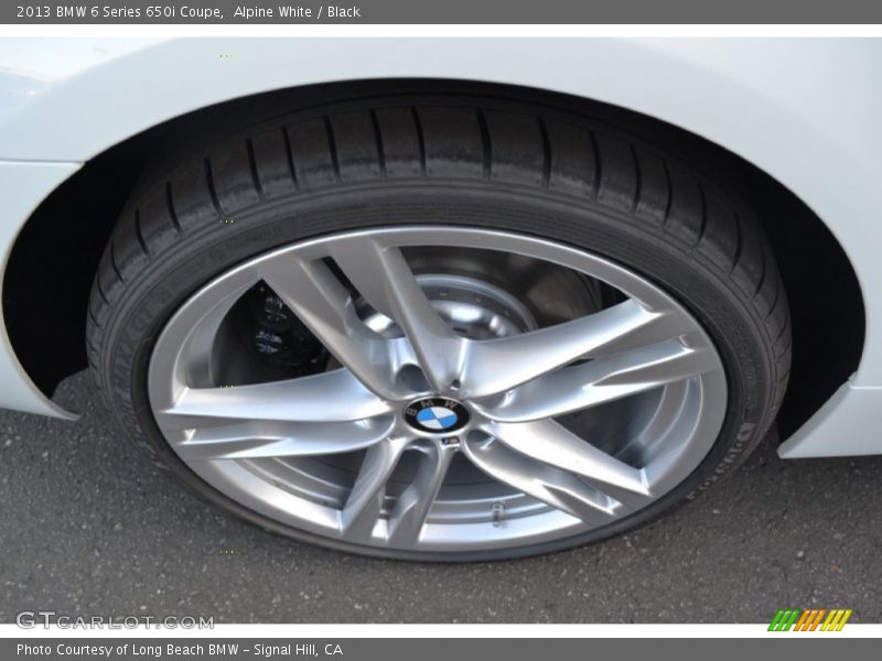 Alpine White / Black 2013 BMW 6 Series 650i Coupe