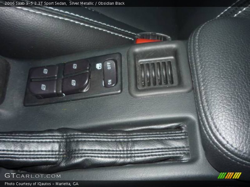 Silver Metallic / Obsidian Black 2006 Saab 9-5 2.3T Sport Sedan