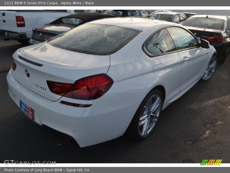 Alpine White / Black 2013 BMW 6 Series 650i Coupe