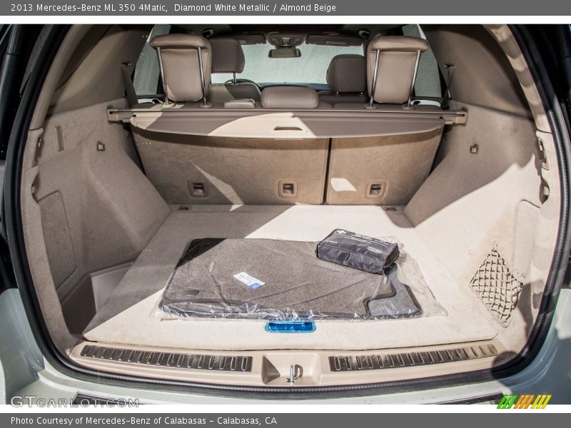 Diamond White Metallic / Almond Beige 2013 Mercedes-Benz ML 350 4Matic