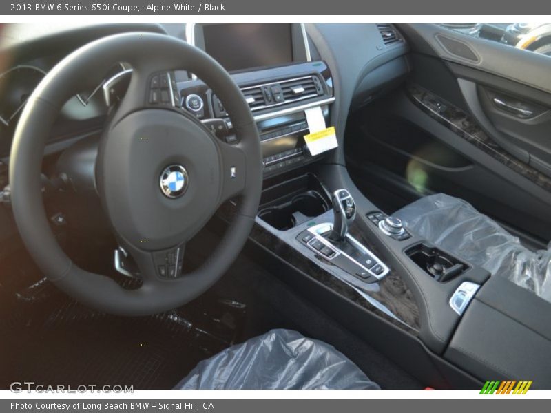 Alpine White / Black 2013 BMW 6 Series 650i Coupe