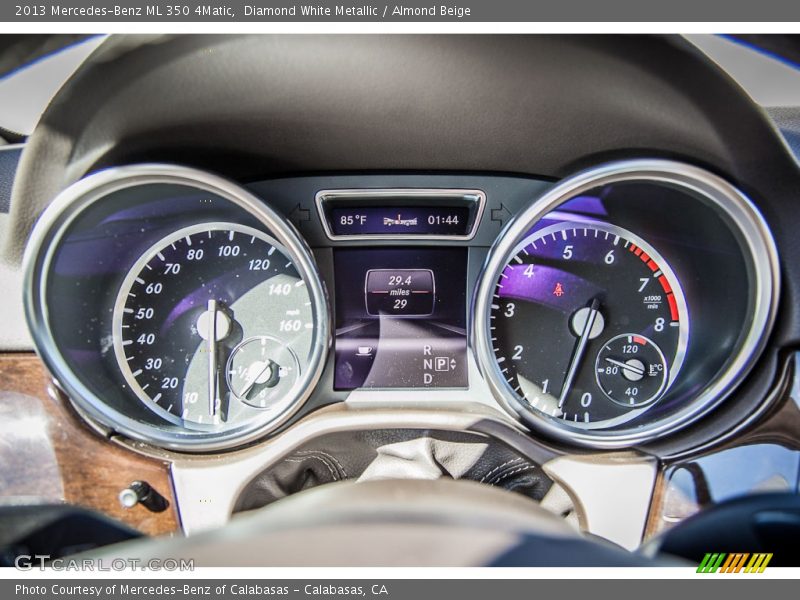 Diamond White Metallic / Almond Beige 2013 Mercedes-Benz ML 350 4Matic