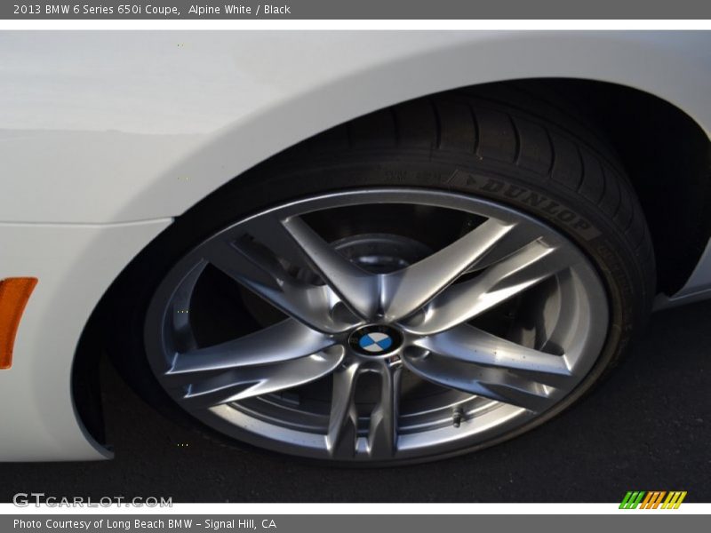 Alpine White / Black 2013 BMW 6 Series 650i Coupe