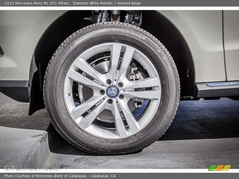 Diamond White Metallic / Almond Beige 2013 Mercedes-Benz ML 350 4Matic